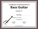Bass Guitar Instrumental Music