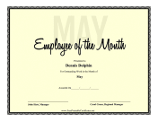 Employee Of The Month May