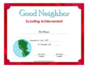 Good Neighbor Badge