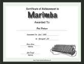 Marimba Instrumental Music