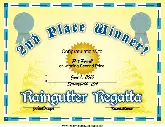 Raingutter Regatta 2nd Place