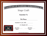 Stage Craft Academic