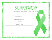 Survivor of Non-Hodgkin Lymphoma