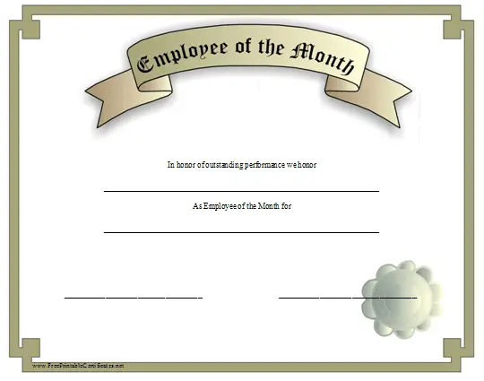 employee recognition certificate re-creation
