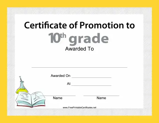 10th Grade Promotion