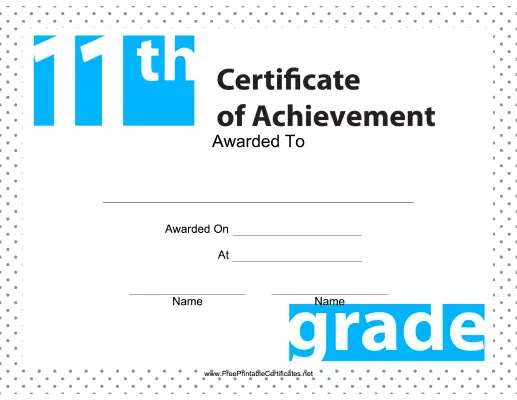 11th Grade Achievement