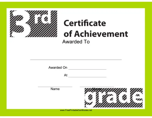 3rd Grade Achievement