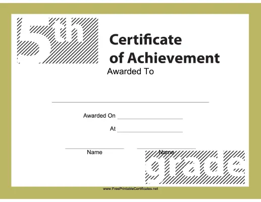 5th Grade Achievement