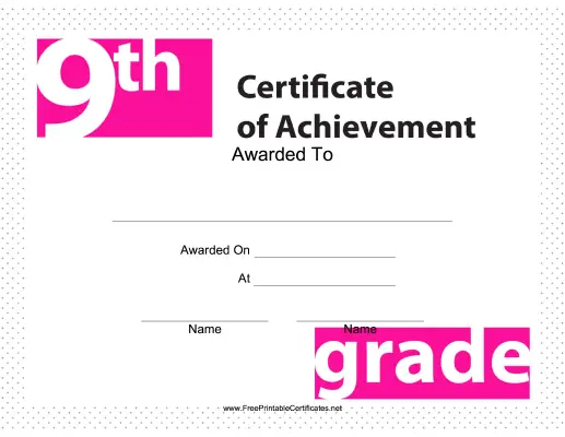 9th Grade Achievement