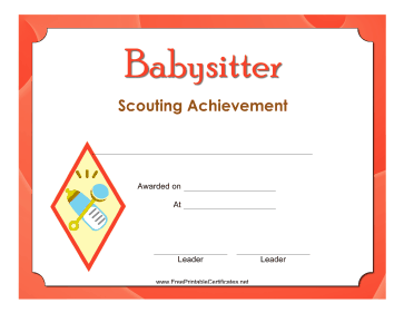 Babysitter Badge