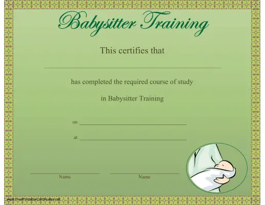 Babysitter Training