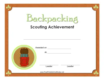 Backpacking Badge