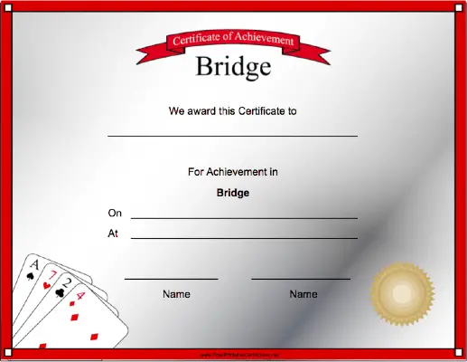 Bridge Achievement