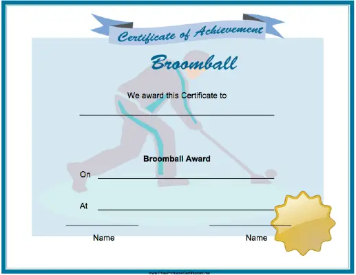 Broomball Achievement