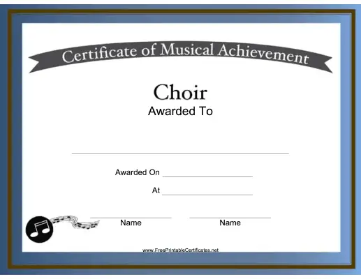 Choir Vocal Music