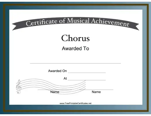 Chorus Vocal Music