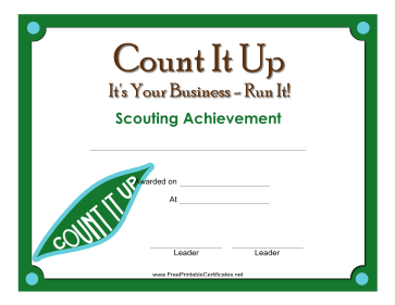 Count It Up Badge