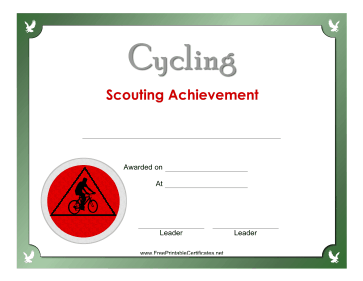 Cycling Badge