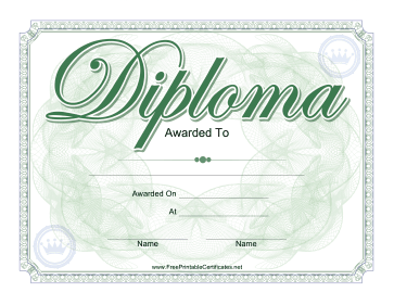 Diploma Green