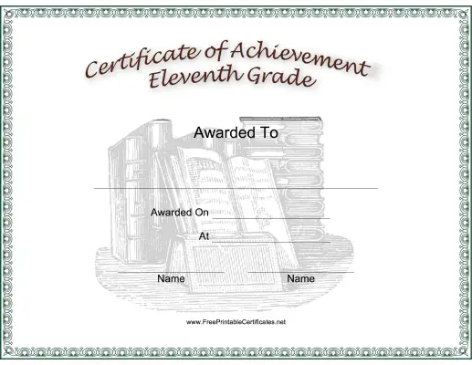 Eleventh Grade Achievement