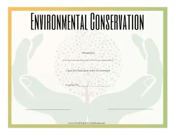 Environmental Conservation Award