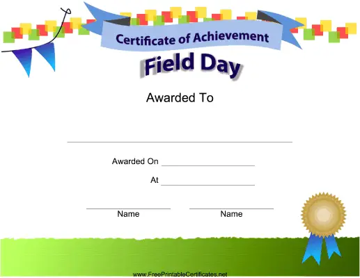 Field Day Achievement