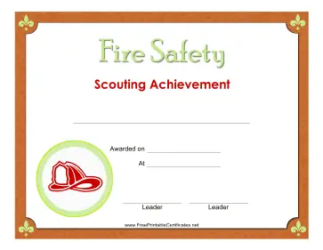 Fire Safety Badge