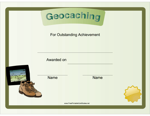 Geocaching Achievement