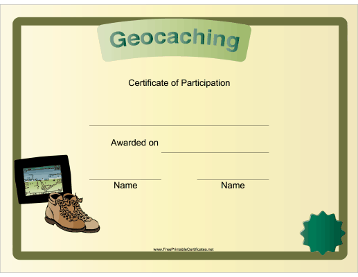 Geocaching Participation