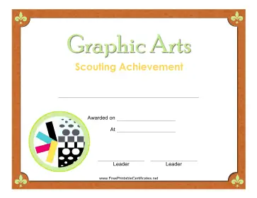 Graphic Arts Badge