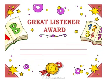 Great Listener Award