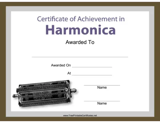 Harmonica Instrumental Music
