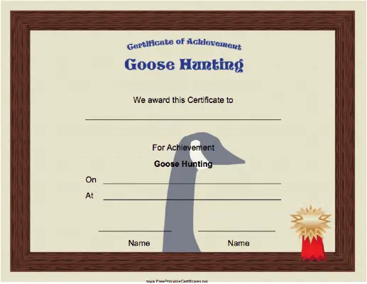 Hunting Goose Achievement