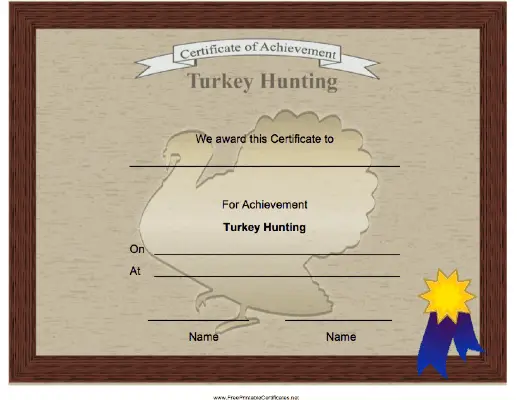 Hunting Turkey Achievement