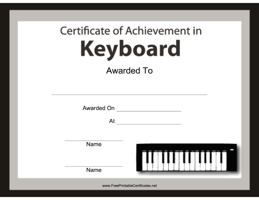 Keyboard Instrumental Music
