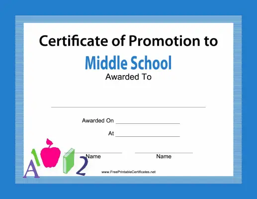 Middle School Promotion