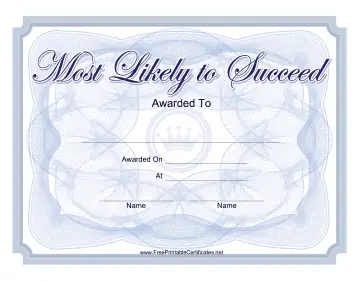 Most Likely To Succeed