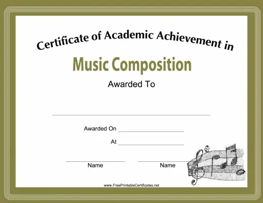 Music Composition Academic