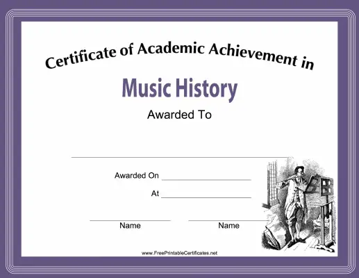 Music History Academic