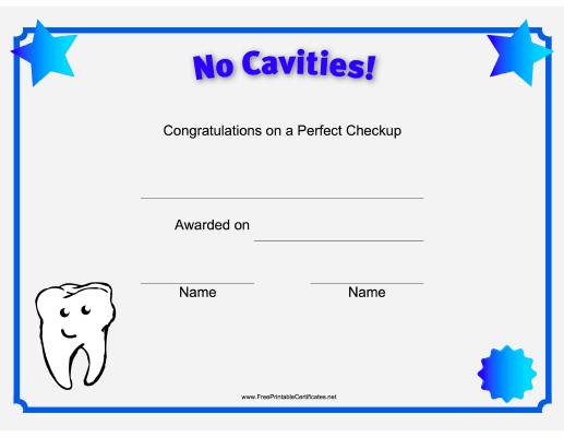 No Cavities