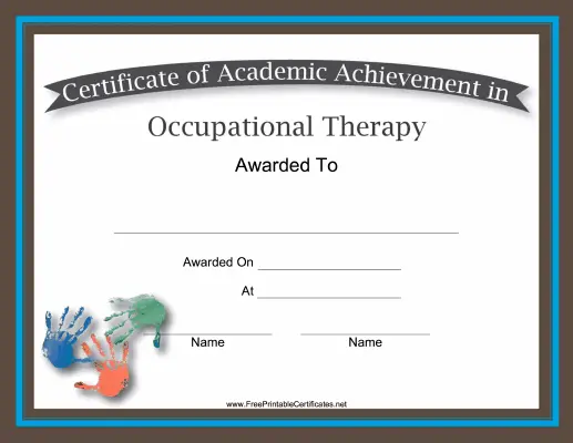 Occupational Therapy Academic