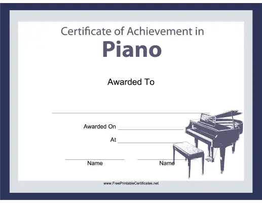 Piano Instrumental Music