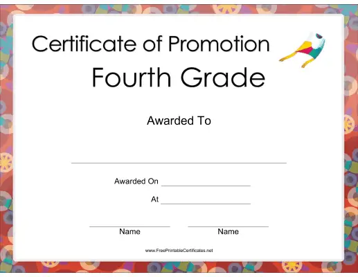 Fourth Grade Promotion