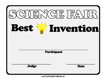 Science Fair Best Invention
