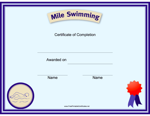 Scout Mile Swim