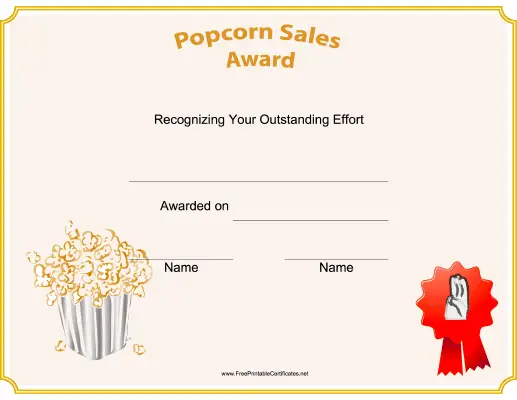 Scout Popcorn Sales