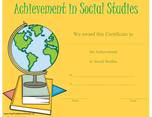 Achievement in Social Studies