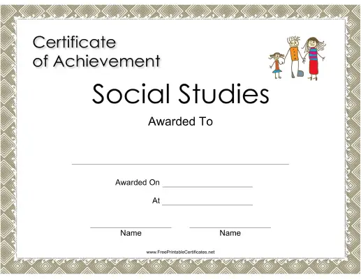 Social Studies Achievement