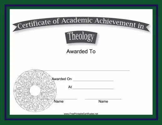 Theology Academic