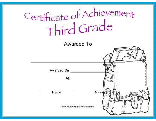 Third Grade Achievement